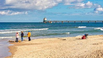 Ostseebad Zinnowitz auf Usedom Ferienwohnungen strandnah